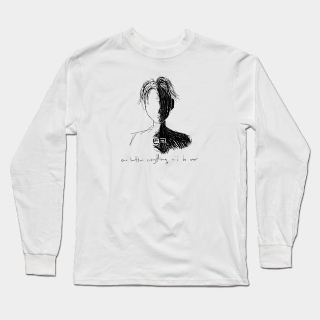 Just one button Long Sleeve T-Shirt by Iamwachi